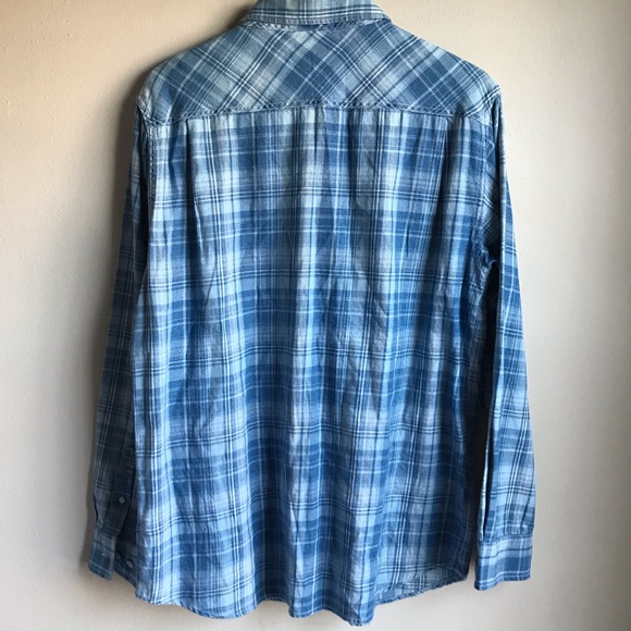 Original Weatherproof Vintage Large Flannel Blue - Picture 5 of 8